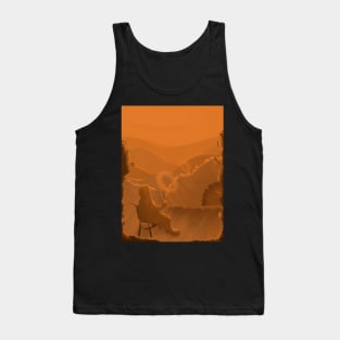 Bilbo Baggins chilling at Bagend - artprint Tank Top